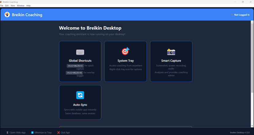 Desktop Coaching for Studies